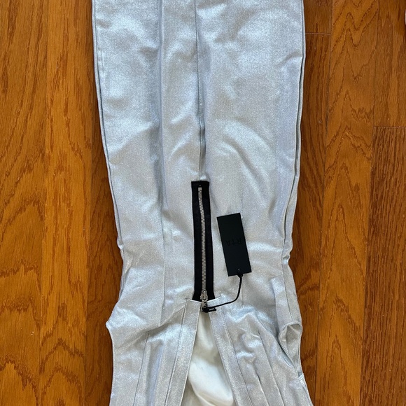 RTA Party Silver Dress - Handcrafted Size 0 - Picture 3 of 6